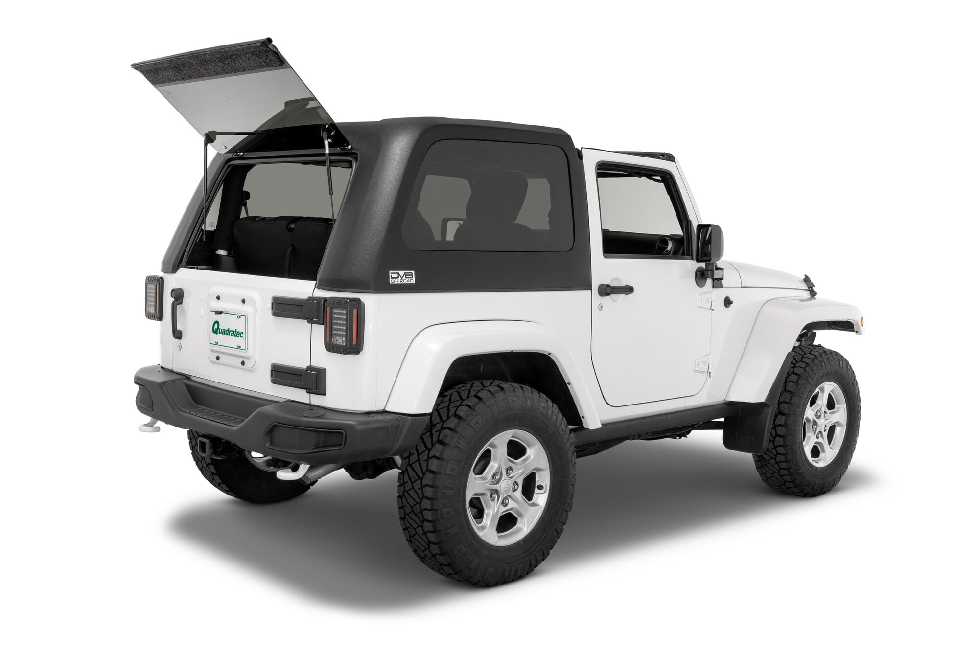 DV8 Offroad Ranger Fast Back Hardtop for 07-18 Jeep Wrangler JK